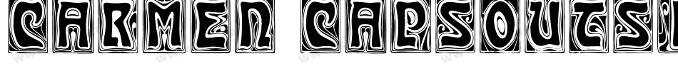 Carmen CapsOutside字体转换